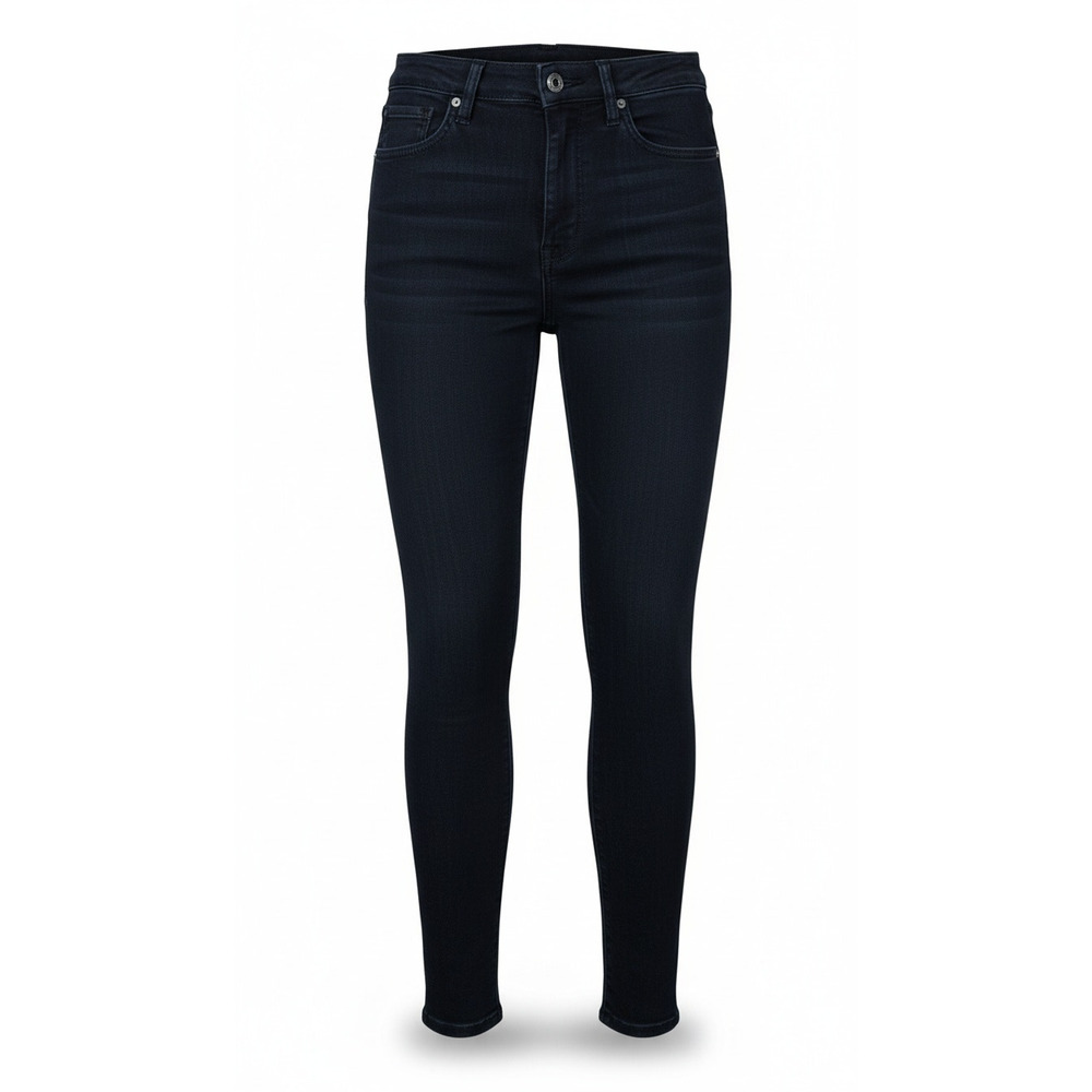 Madewell Women's 9" High Rise Skinny Jeans Black Dark Wash Size 26 5-Pocket